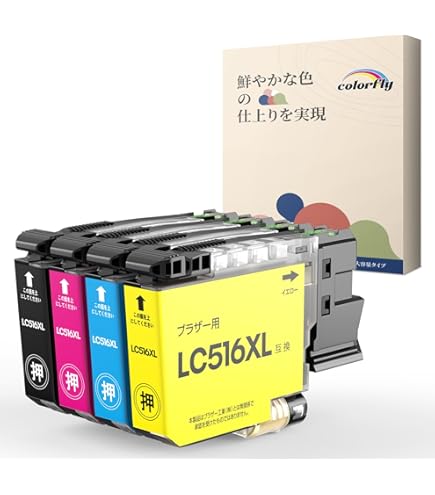 Amazon.co.jp: 【純正品 4色セット】 ブラザー 大容量 インク